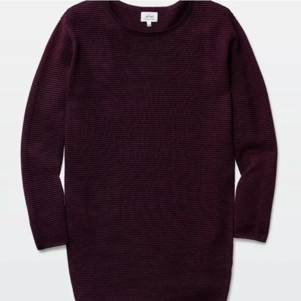 Wilfred Purple Sweater Dress | Size Small | NWT
